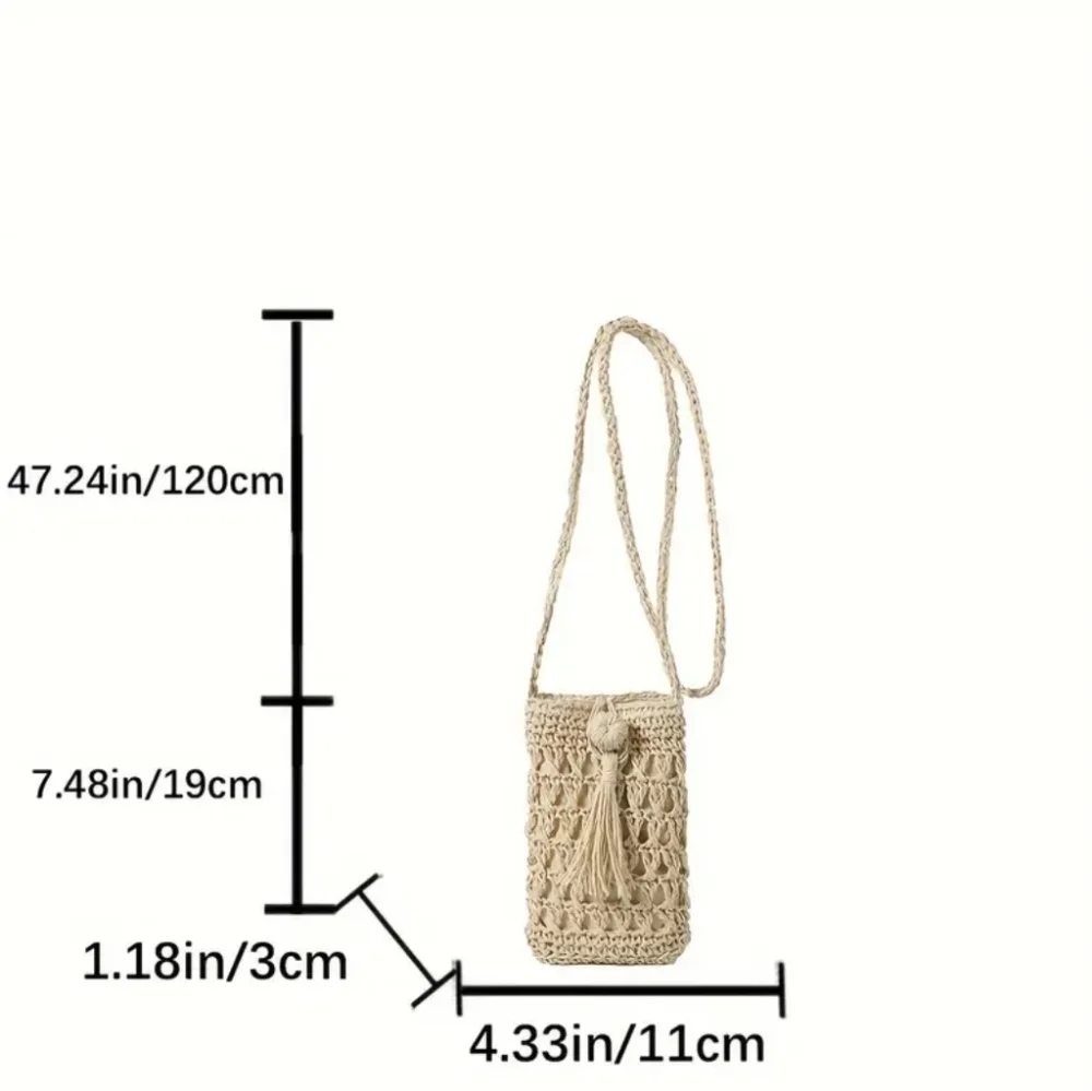 NEW! Stylish Straw  Mini Bag